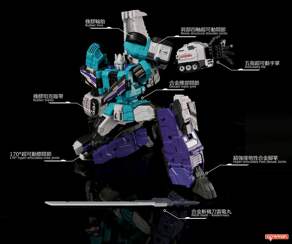 GCreations Fuuma Unofficial MP-scale Sixshot Color Photos